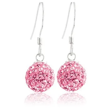 

Wholesale Earrings Jewelry Sterling Silver Earrings Ball S925 Dangle Earrings for Women Hooked Earrings free Box