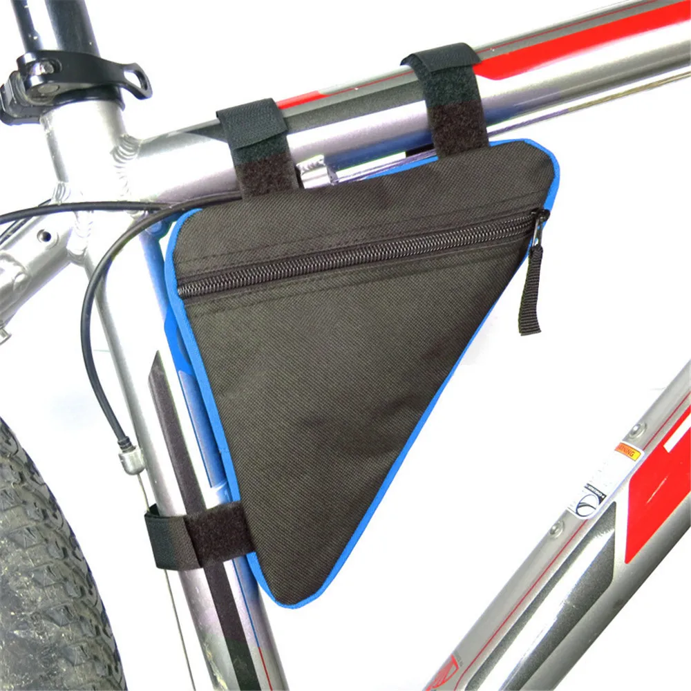 Best 1PC B-SOUL Bicycle Front Frame Bag Cycling Bike Tube Pouch Holder Saddle Panniers Waterproof Outdoor Cycling  accessories 4