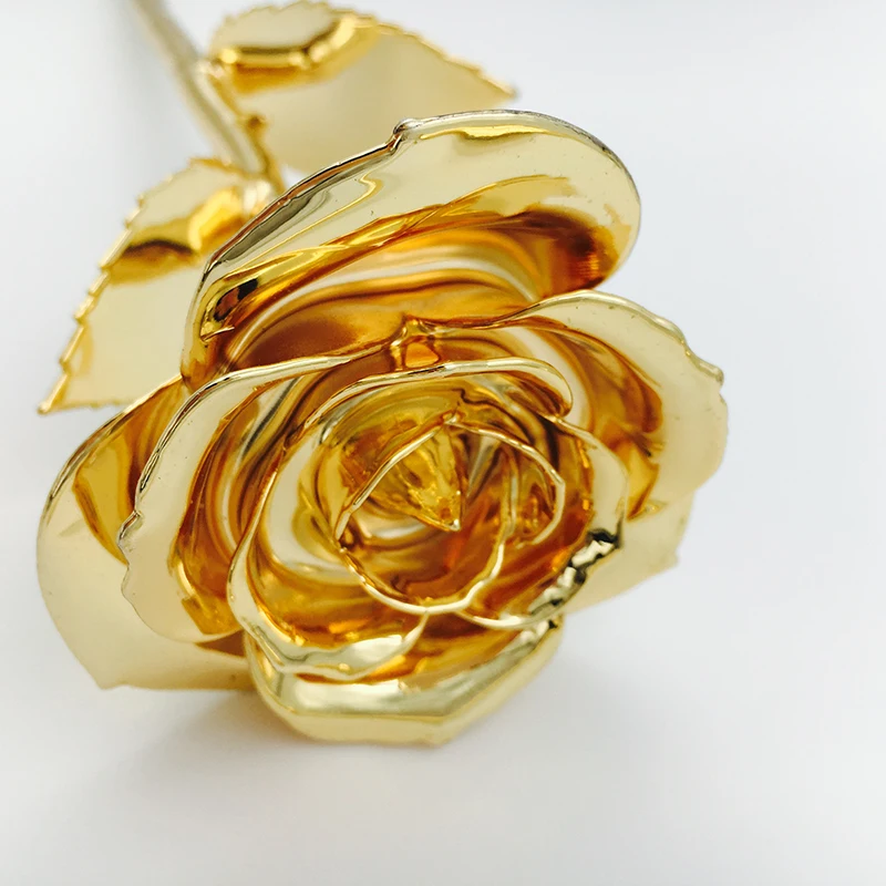 24K позолоченные без консервантов розы с настоящим цветком внутри для свадебных подарков гостей