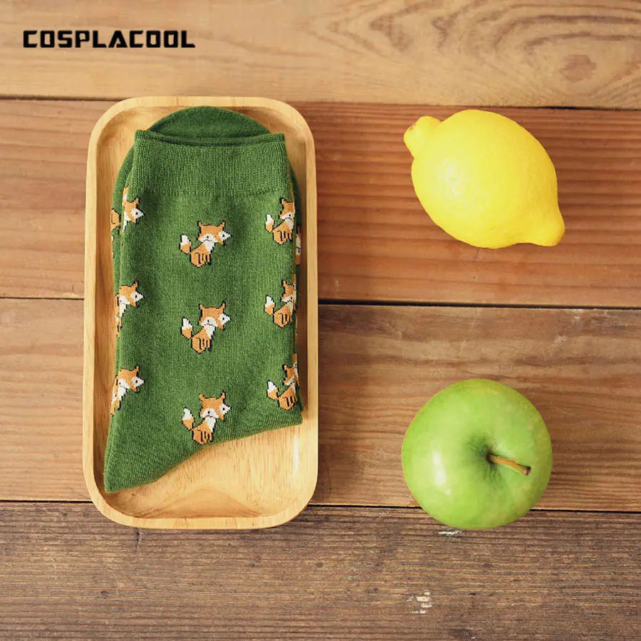 1 пара Chaussette Femme мультфильм творческий Новинка животных Носки для девочек Для женщин милые модные Harajuku Calcetines Mujer Экипаж Смешные Meias