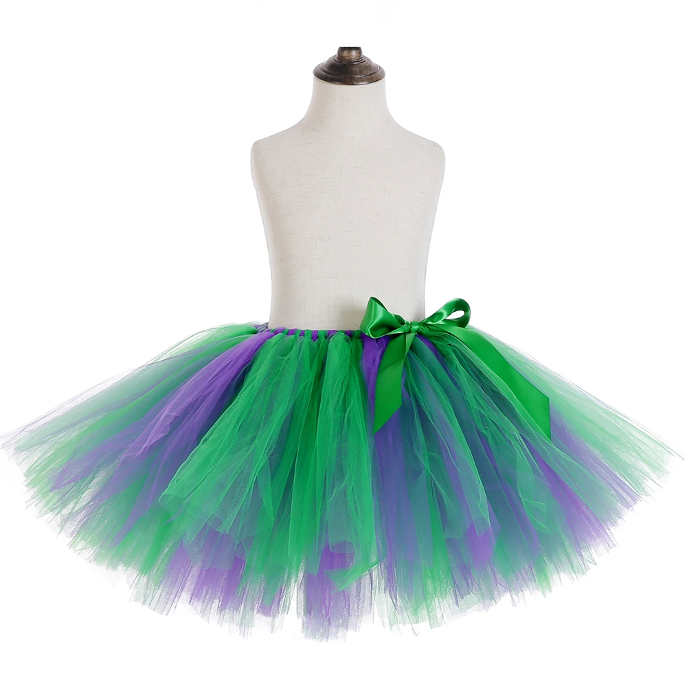 

Purple and Green Tutu Skirt for Children Layers Fluffy Tulle Cake Smash Tutu Kids Skirt Party Dance Toddler Baby Girl Skirt 1-14
