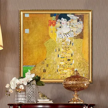 

Portrait of Adele Bloch-Bauer Gustav Klimt Art Reproduction oil Painting Person Home Decoration Wall Pictures Wall art