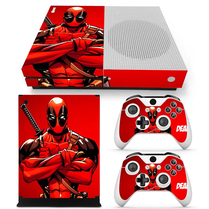 For Microsoft Xbox One Slim Console Stickert Vinyl Decals for Xbox One