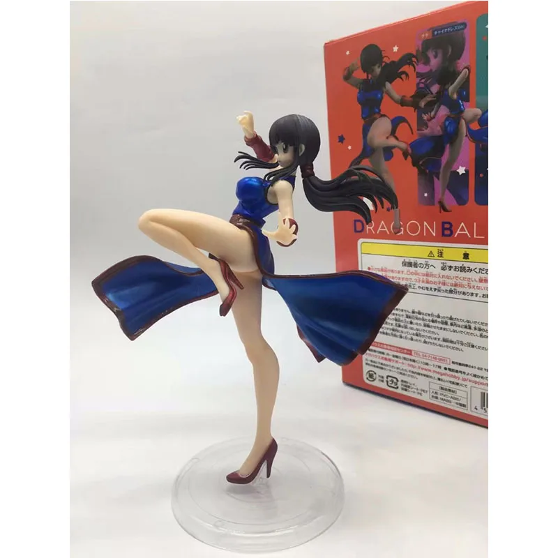 

2018 Dragon Ball Chichi Cheongsam Japanese Anime Figures Action & Toy Figures Pvc Model Collection For Christmas/birthday Gift