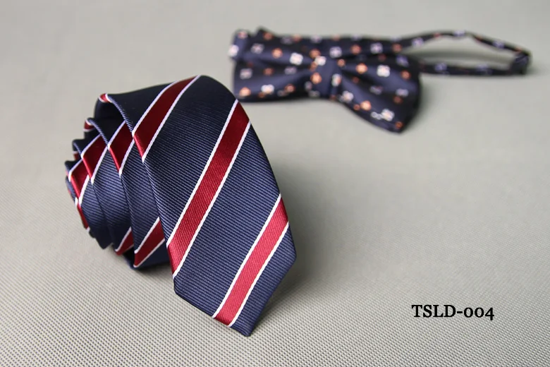 Заводские 5 см классические мужские Узкие галстуки полиэстер шелк однотонный узор в горошек узкий жаккардовый тканый узкий галстук для жениха - Цвет: TSLD-04