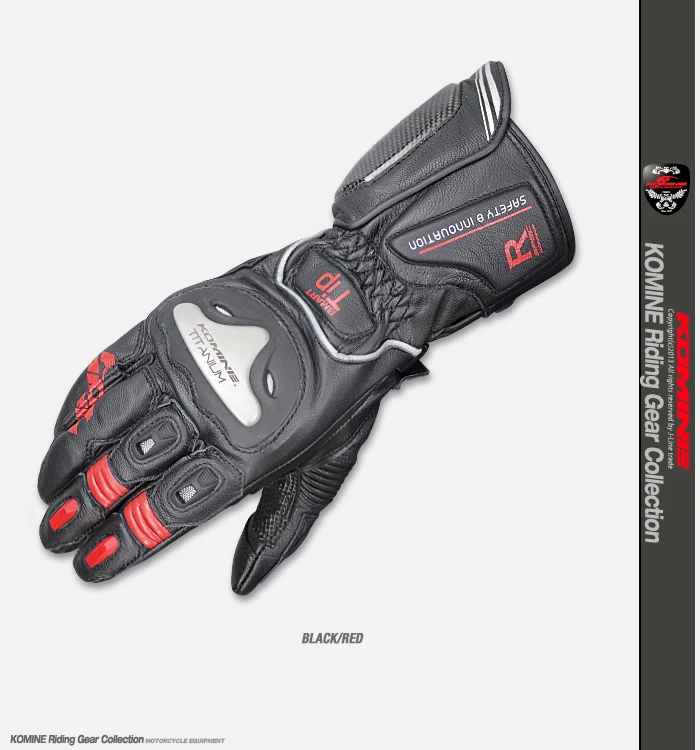 

Komine GK169 motorcycle Racing Gloves leather motocross riding gloves protective