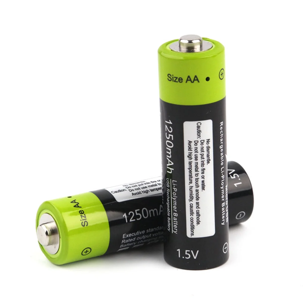 

ZNTER aa rechargeable battery 1.5V 1250mAh USB rechargeable batteries li-ion accumulator battery Digital cameras remote controls