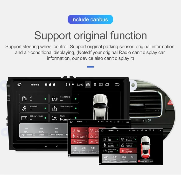 Top Isudar Car Multimedia Player GPS Android 9 For VW/Golf/Tiguan/Skoda/Fabia/Rapid/Seat/Leon 8 Core RAM 4GB DSP Auto Radio 1 Din FM 28