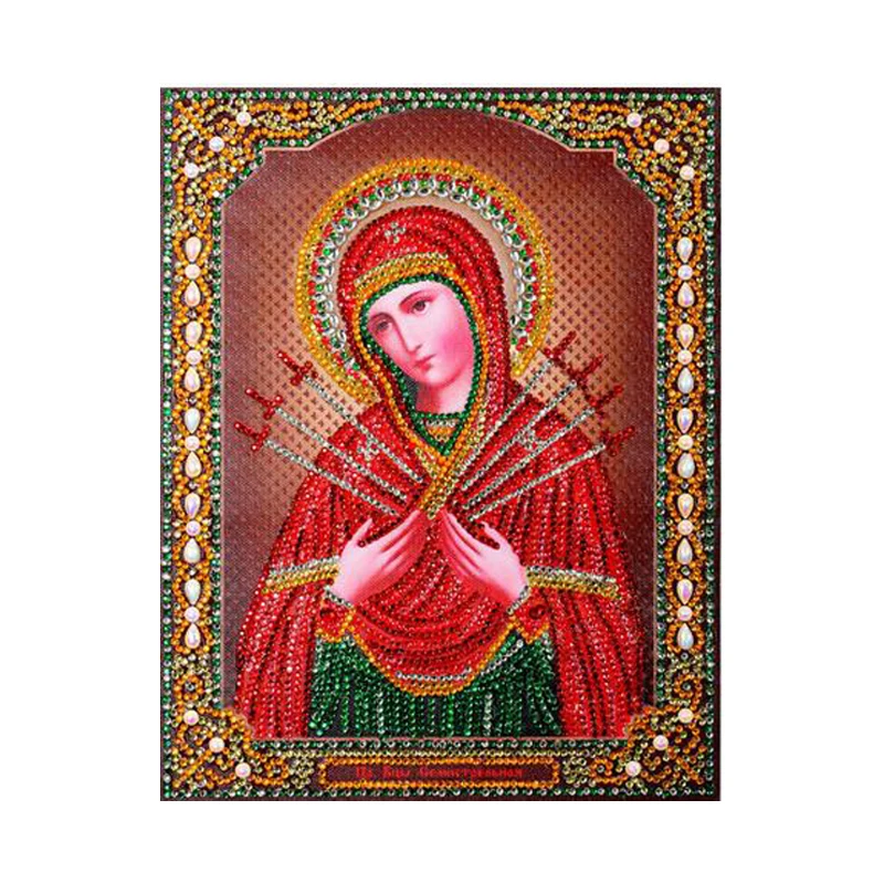 Diamond Painting Sale "our lady" Specail shaped Diamond Embroidery 5D