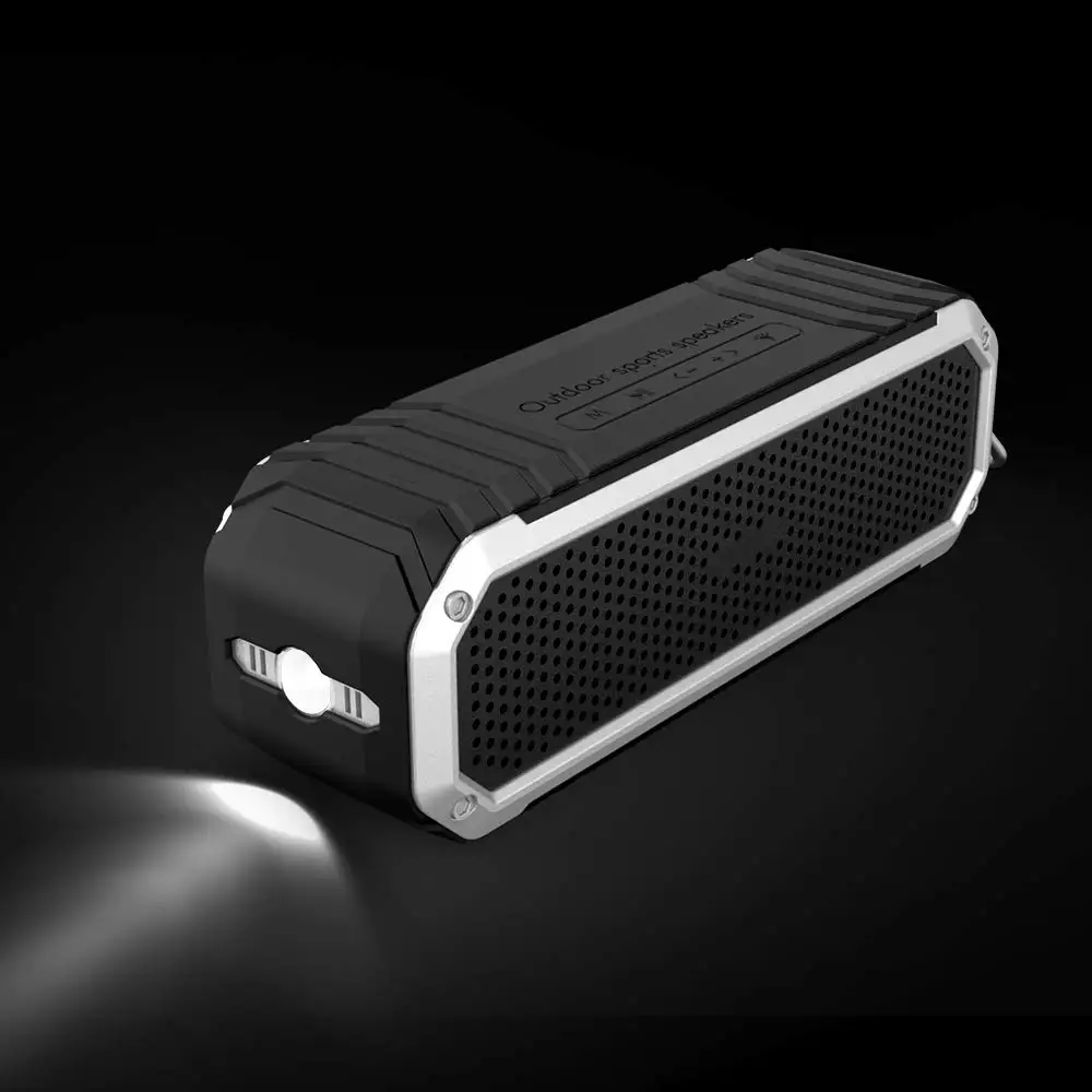 Bluetooth Колонка COMISO s с фонариком громкий двойной драйвер беспроводная bluetooth