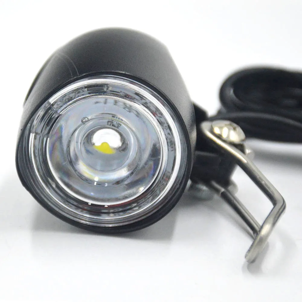 E Bike LED Light 36V 48V Bike Horn Waterproof Flashlight with Horn for Electric Bike Headlight Front Light Waterproof
