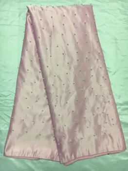 

Indian George lace for party High quality Beaded African raw silk George lace fabric Fashion lace fabric special offer FL2766