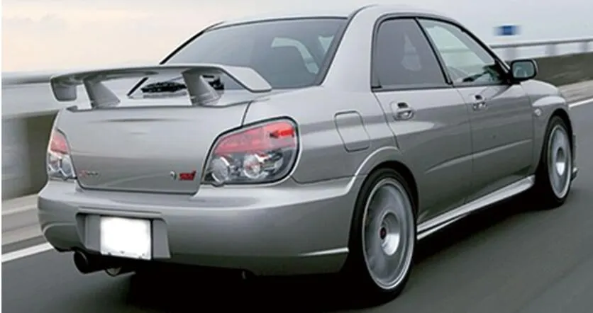 

For IMPREZA WRX GD S204 REAR WING TRUNK SPOILER FRP material Primer and paint color spoiler 2002-2007