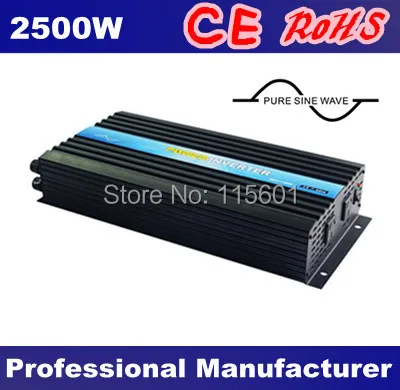

High Quality Solar Panel Inverter Wind Power 12Vdc to 220Vac 2500W Inverters
