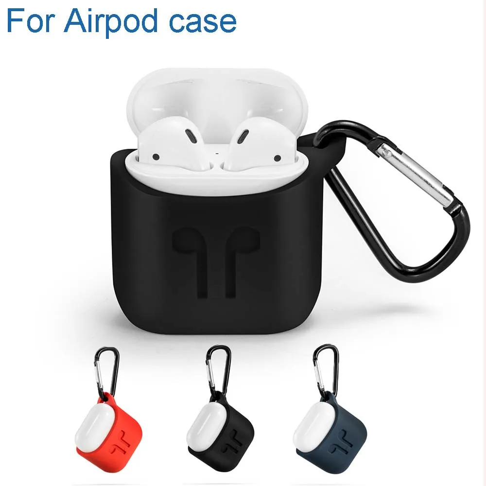 

Soft Silicone Shock Proof Protective Cover Case For Apple AirPods Earphones