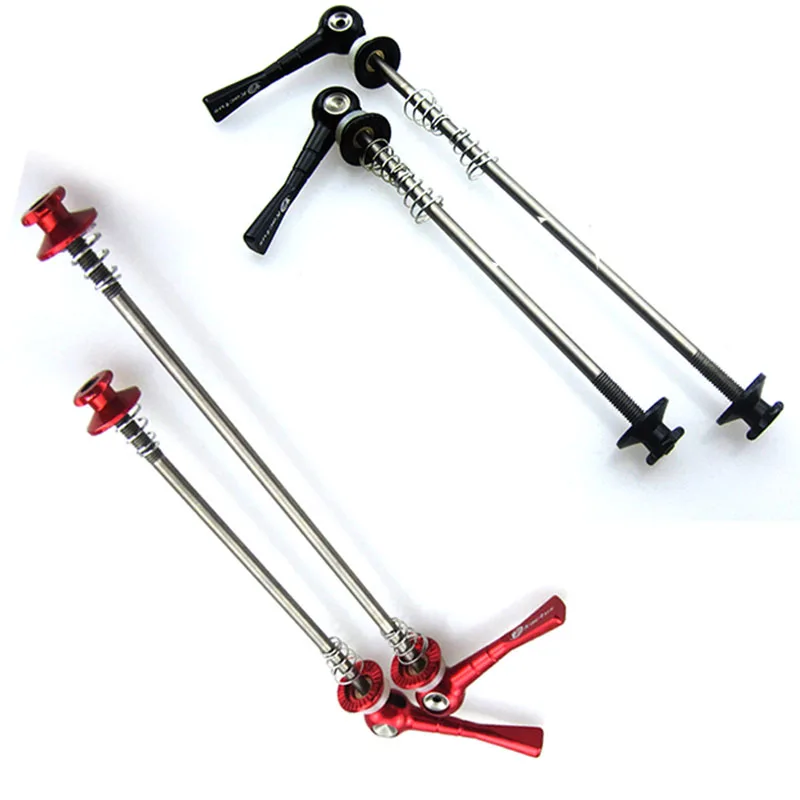 

2pcs Anti Theft Skewers Titanium MTB Road Bike Wheels Locking Security Front 100mm , Rear 130 / 135mm Quick Release Skewers