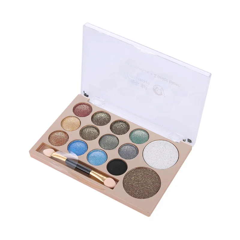 Eye Shadow Palette Makeup Smoky Eyes Makeup Shimmer Eyeshadow Palettes Brighten Metallic Eyes Shadow 14 Color/Kit