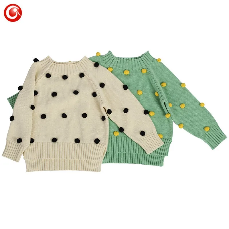 Children Christmas Winter Sweaters Baby Girls Cotton Kids Knitted Pattern Warm Cardigan Clothes With 25pcs Ball Tops For Boys (20)