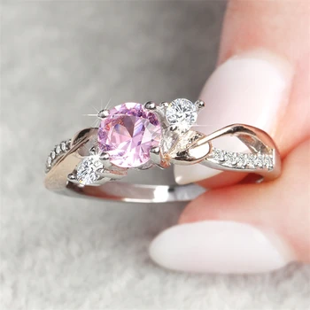 

14k Gold Diamond Pink Zircon Rings Jewelry for Women Anillos De Bizuteria Gemstone Bague Etoile Diamante Bizuteria Peridot Rings