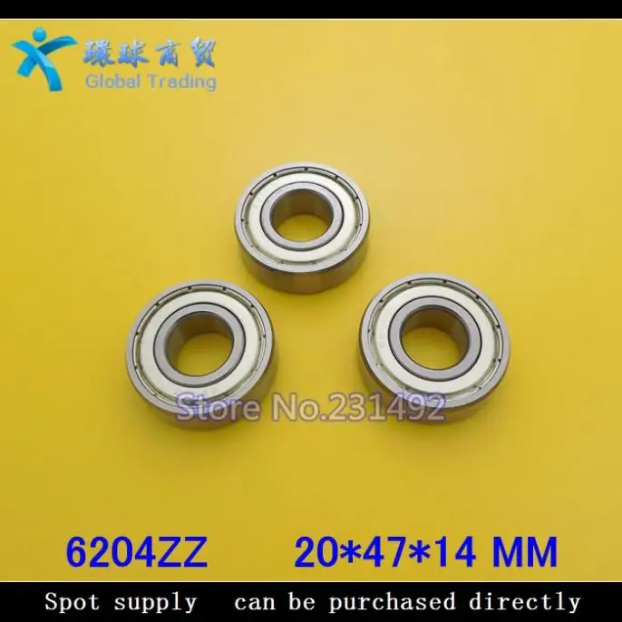 Free Shipping 10PCS 6204ZZ ABEC-5 Bearing 20*47*14MM Miniature Ball Bearings 6204Z 6204 2Z | Обустройство дома