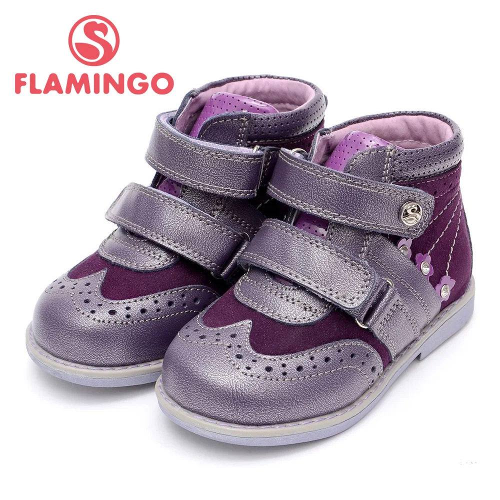 

FLAMINGO 100% Russian Famous Brand 2015 New Arrival Spring & Autumn children Fashion High Quality Boots XP5801