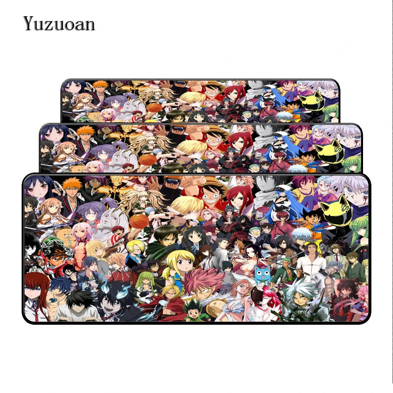 Yuzuoan 900 400 3mm Dragon Ball One Piece All Anime Customized Large Lock Edge Mouse Pad Computer Notebook Non Slip Desk Cup Mat Mouse Pads Aliexpress