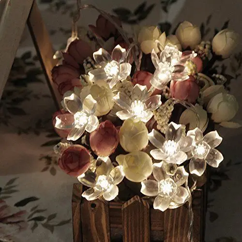 Online kaufen groÃhandel lichterkette blume aus china lichterkette ...