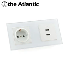 Электрическая розетка+ USB, ТВ, RJ45, HDMI Двойной поп-розетка переключатель настенная розетка закаленное стекло панель USB настенная розетка