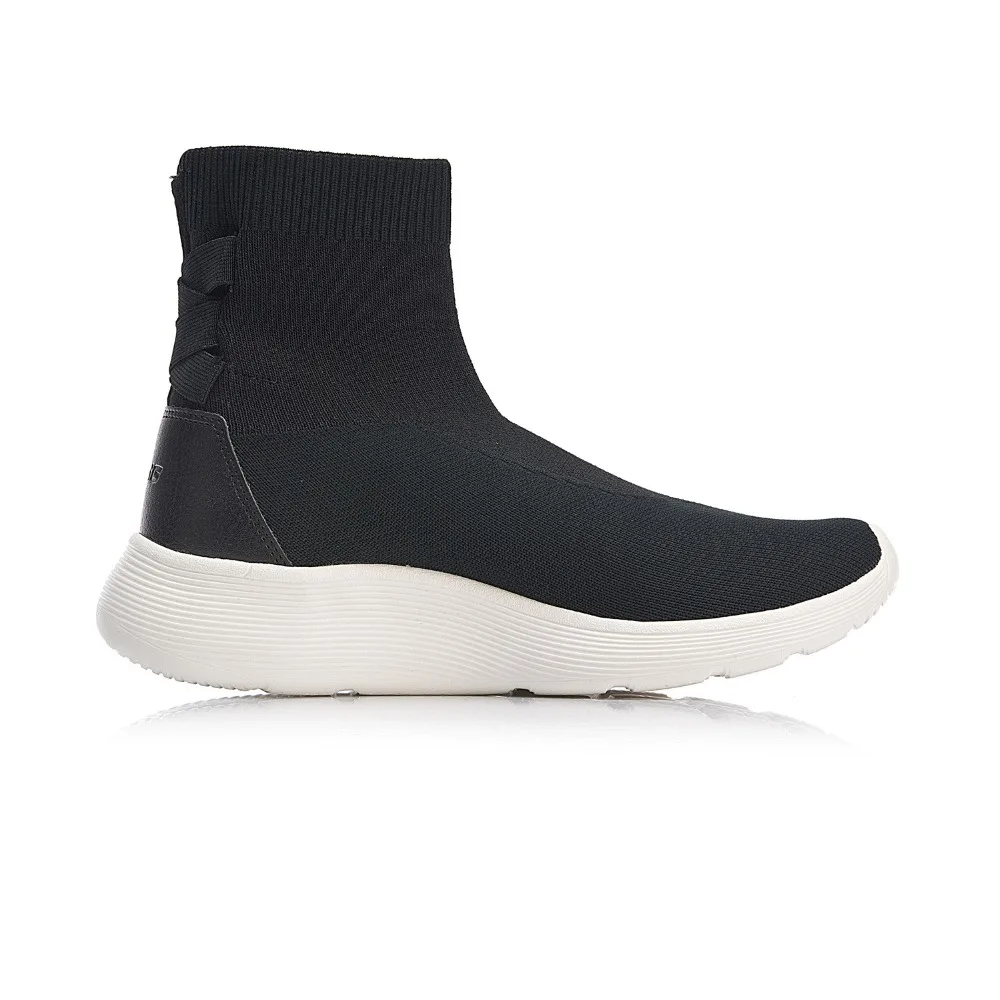 Clearance) Li-Ning Women NO PANTS Classic Lifestyle Shoes Sock-Like Mono Yarn LiNing Sport Shoes Sneakers AGCN088 YXB219