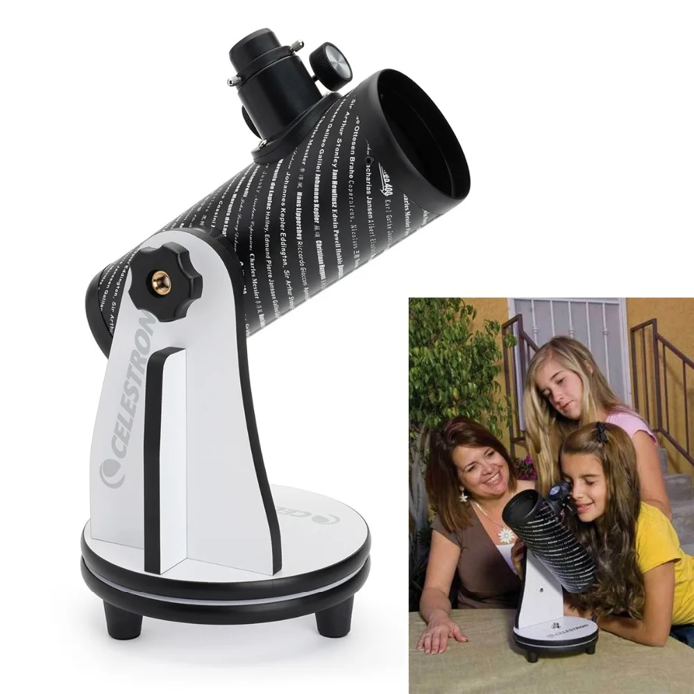 

Brand New CE FirstScope 76DOB Telescope 76mm Tabletop Newtonian Refractor Astronomical Telescope 21024