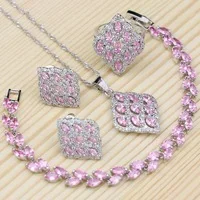 Pink-Cubic-Zirconia-925-Silver-Bridal-Jewelry-Set-For-Women-Wedding-Square-Shaped-Stud-Earring-Pendant.jpg_200x200