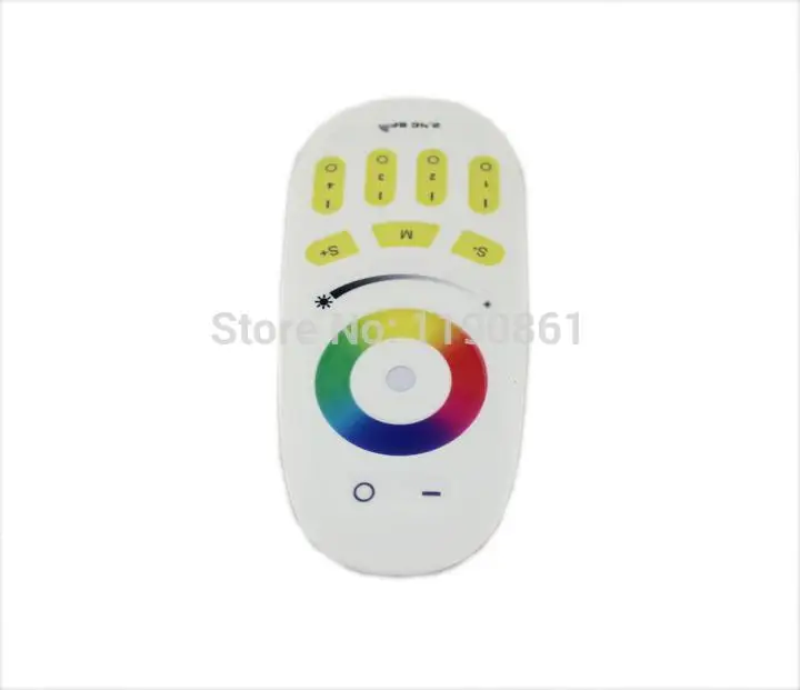 AC85 ~ 265 В 2.4 г 12 Вт LED RGBW удара светодиодные светильники подвесного потолка X4pcs с