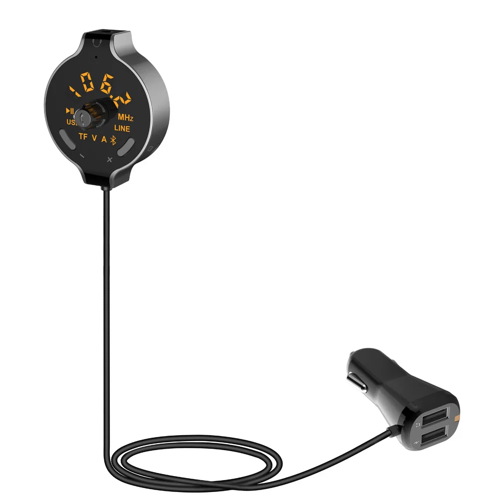 FM Transmitter Bluetooth Car Kit FM Modulator Auxiliary Output