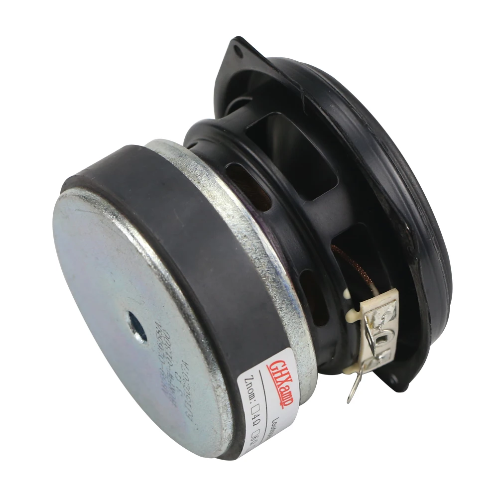 Best GHXAMP 30W 3 inch Full Range BASS Speaker Unit Long Stroke Portable LoudSpeaker Aluminum Basin Rubber 3OHM 1PCS