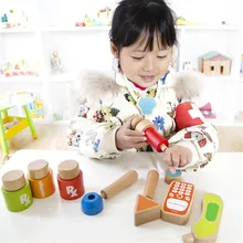 Портативный детский классический детский набор доктора игрушка "Медсестра" набор чемодан Медицинский Набор Обучающие ролевые игрушки для детей