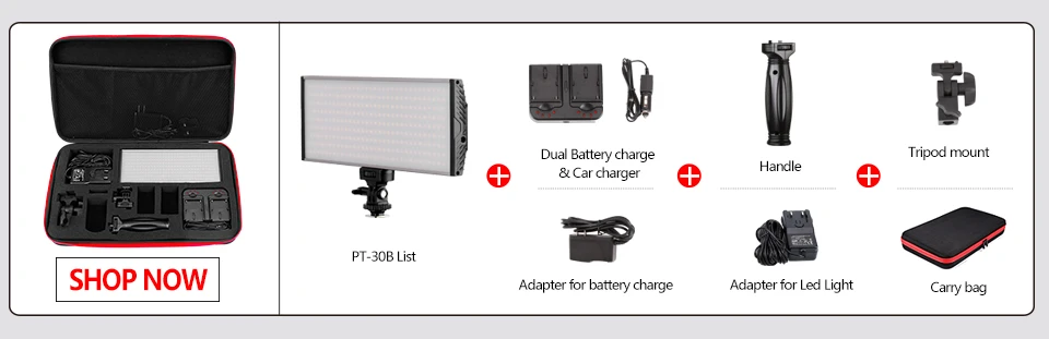 Tolifo Pt-30B 30 Ws двухцветный светодиодный видео светильник Портативный Панель с светодиодный Дисплей и внешней вспышки типа горячий башмак установленный для Камера и DSLR или видеорегистратор