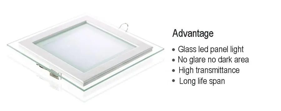 Square are LED Panel Light 6W 12W 18W Round Downlight AC85-265V LED Surface Ceiling Lamp For Kitchen Lighting