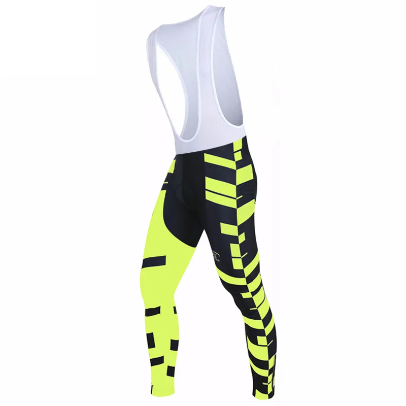 

2019 Keep Warm Cycling Bib Trousers Winter Thermal Mountain Bike Pants Bicycle Tights Coolmax 3D Gel Pad Cycling Bib Pants Male