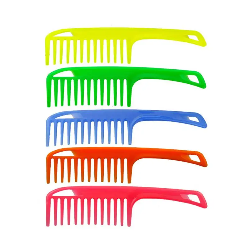Plastic Smooth Detangler Comb Magic Big Wave Tooth Combs for Hair