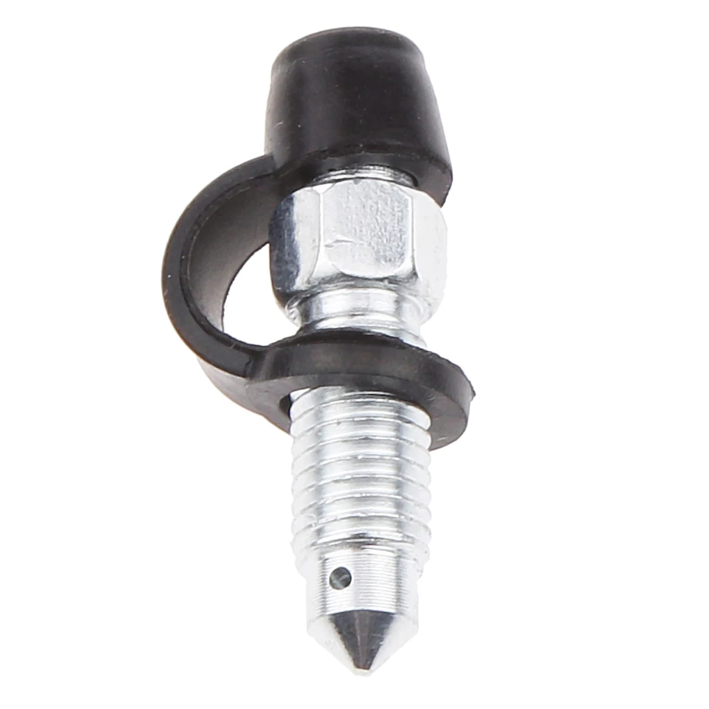 7mmx1.00mm Bleed Nipple Motorcycle Brake Calipers Stainless Steel Screw Motor Accessory For Most Honda's / Yamaha Motorcycle etc