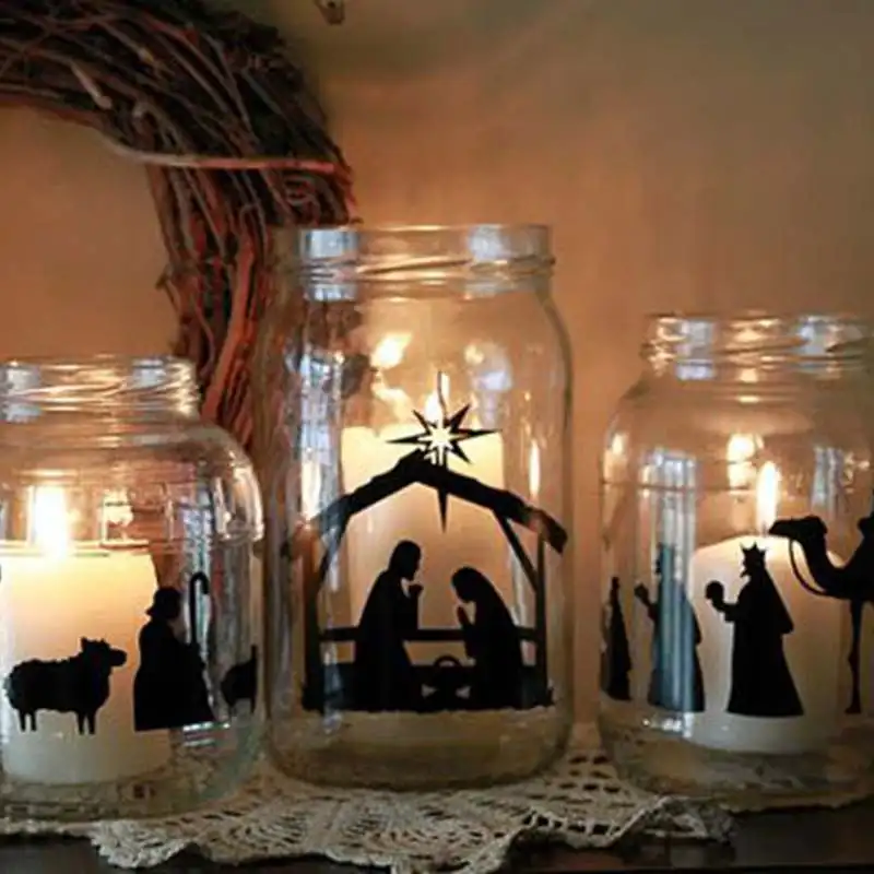 Christmas Nativity Scene Vinyl Decal 5