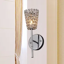 A Switch With Simple Modern K9 Crystal Lamp Creative Art Lamp Bedside Lamp Lens Headlight Bedroom Living Room