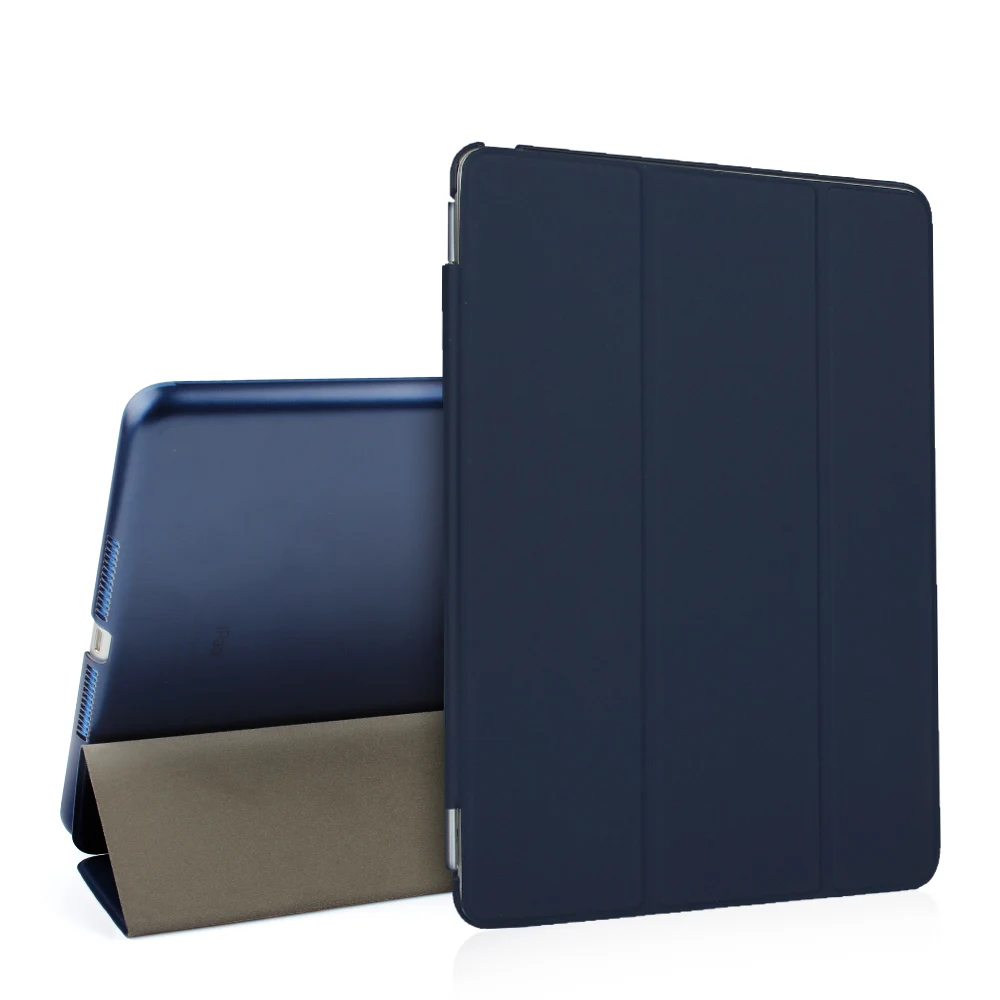 Чехол книжка Batianda Slim Fit Smart Skin с задней крышкой для iPad Mini 4 темно синего цвета Apple IPAD