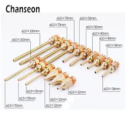 Chanseon термоклей пистолет Длинные сопла Медь для 40 Вт 60 Вт 80 Вт 100 Вт 150 Вт клеевой пистолет 2,0x100 мм 2,0x70 мм 2,0x50 мм 3,0x38,5 мм 2,0x32 мм