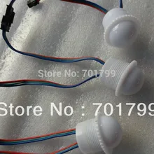 26 мм Диаметр WS2812B светодиодный модуль пикселей; 1 шт. WS2812B светодиодный, DC5V вход; молочный чехол