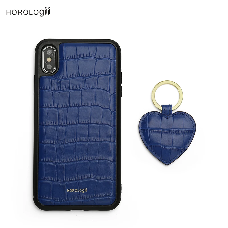 Роскошный кожаный чехол Horologii с узором крокодиловая кожа для 7 8 10 XR XS X 11 12 Max Mini