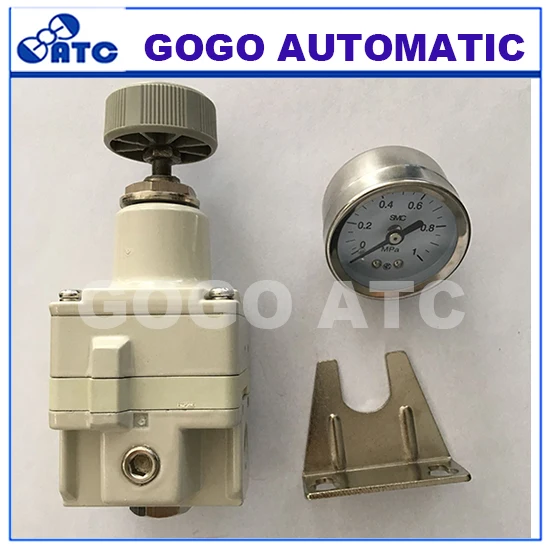 

SMC type precision pressure regulator IR3000-04BG regulator with pressure gauge and bracket munal control 0.01-0.2Mpa