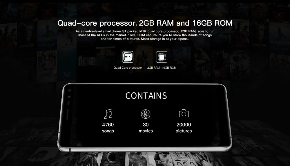 AllCall S1 5," 18:9 5000 мАч аккумулятор Android 8,1 MTK6580A четырехъядерный 2 Гб 16 Гб 8MP+ 2MP камеры Две sim-карты смартфон