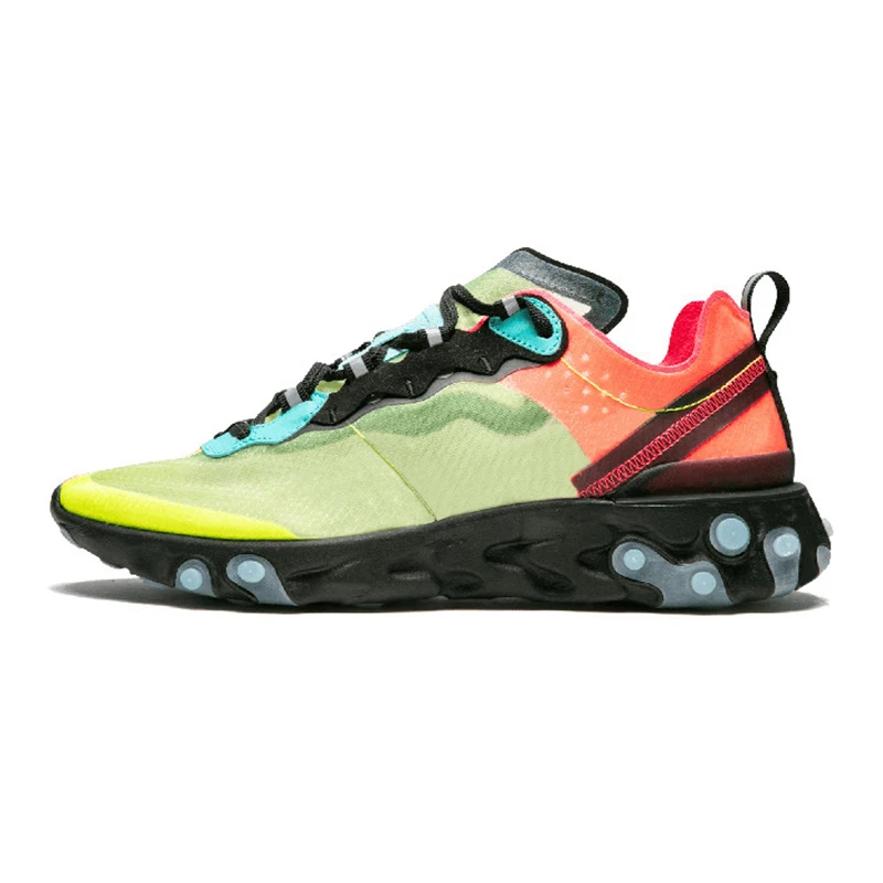 React Element 87 спортивная обувь для мужчин и женщин Sail Royal Tint Anthracite VOLT RACER PINK Мужская Спортивная дышащая обувь snea