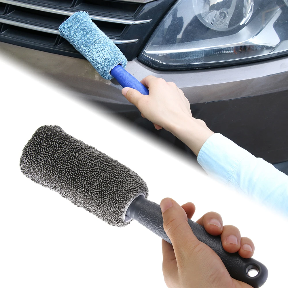 

Car Wheel Rim Brush Plastic Handle Cleaning Brush Car Wheel Brush Rims Tire Washing Brush Vehicle Washing Tool High Quality